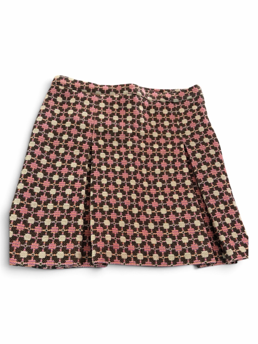 Archival Vintage Miu Miu F/W 2004 Tweed Pleated Mini Skirt.”